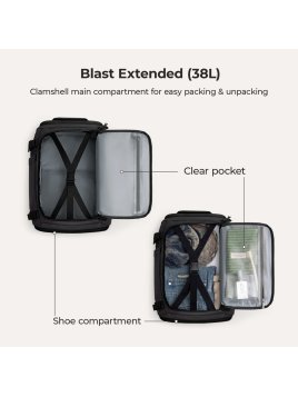 Elite Bagage BM030109 sac de voyage/sac à dos underseater bagsmarth sac cabine