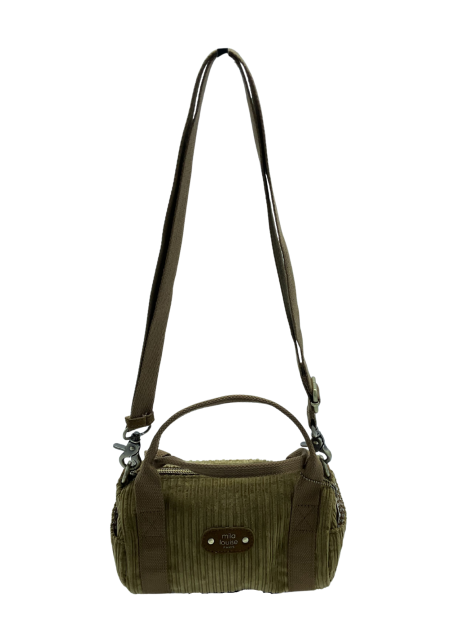 Mila Louise BEE VFR1 - POLYESTER - KAKI FUME mini sac polochon bee sacs-a-mains