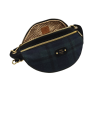Mila Louise PETRA CL1 - POLYESTER/CUIR - NOI sac banane petra cl taille moyenne sacs-a-mains