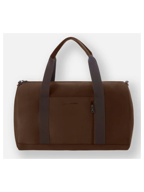 Les Ateliers Foures 9910 - CUIR DE VACHETTE - COGNAC sac de voyage polochon 24heures argos baroudeur sacs-de-voyage