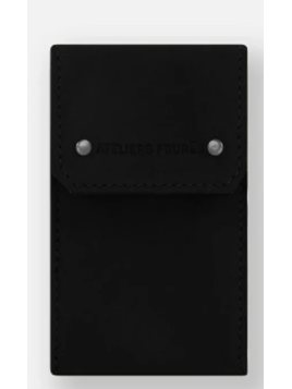 Les Ateliers Foures 9131 - CUIR DE VACHETTE - NOIR étui clefs cuir les ateliers fourès baroudeur etui cles