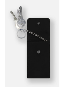 Les Ateliers Foures 9131 - CUIR DE VACHETTE - NOIR étui clefs cuir les ateliers fourès baroudeur etui cles