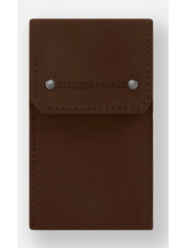 Les Ateliers Foures 9131 - CUIR DE VACHETTE - COGNAC étui clefs cuir les ateliers fourès baroudeur etui cles