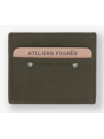 Les Ateliers Foures 930X - CUIR DE VACHETTE - BRONZE porte cartes rfid les ateliers fourès baroudeur pcartes-credit