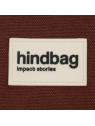 hindbag CESAR - COTON - CHOCOLAT sac cabas a4 hindbag césar sac-a-main-shopping-toile-ou-cuir
