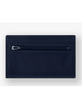 Les Ateliers Foures B25_2 - CUIR DE VACHETTE - NUIT porte monnaie les ateliers fourès baroudeuse rabat pmpb