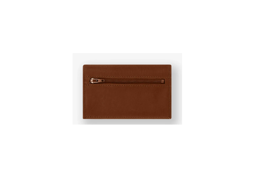 Les Ateliers Foures B25_2 - CUIR DE VACHETTE - FAUVE porte monnaie les ateliers fourès baroudeuse rabat pmpb