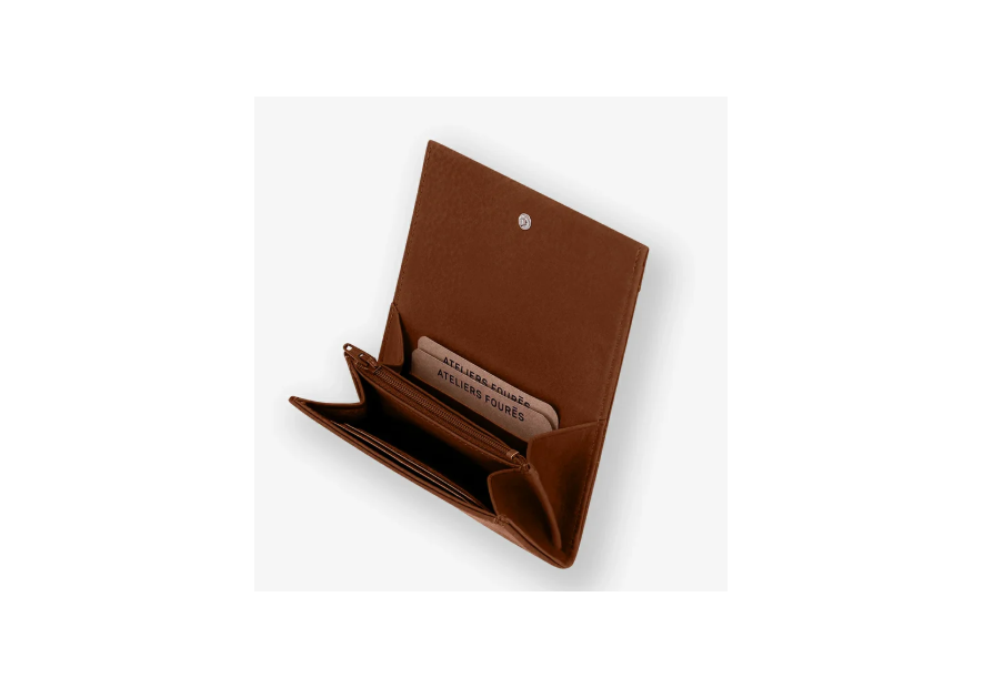 Les Ateliers Foures B25_2 porte monnaie les ateliers fourès baroudeuse rabat pmpb