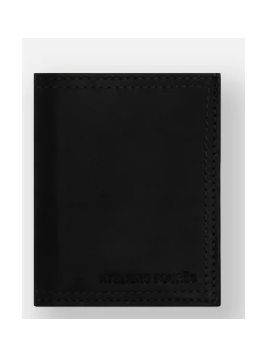 Les Ateliers Foures H25X - CUIR DE VACHETTE - NOIR porte cartes crédit les ateliers fourès platon porte cartes