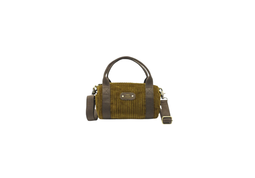 Mila Louise BEE VFR1 - POLYESTER - KAKI FUME mini sac polochon bee Sacs à mains