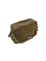 Mila Louise TROTTY VFR1 - POLYESTER - OCRE mini sac zip sacs-a-mains