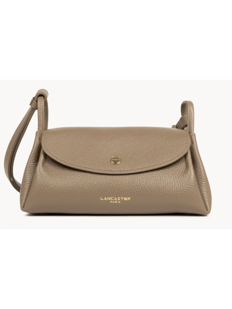 Lancaster 470-88 - CUIR DE VACHETTE - TAUP porté travers rabat accordéon double sacs-a-mains