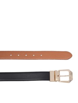 Lancel A13510 - CUIR DE VACHETTE - NOIR ceinture femme reversible lancel opéra Ceintures