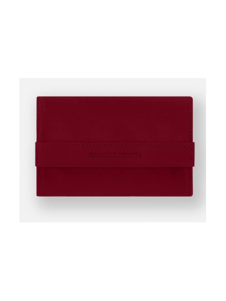 Les Ateliers Foures B55. - CUIR DE VACHETTE - AMOUR les ateliers fourès- baroudeuse- porte monnaie porte-monnaie-femme