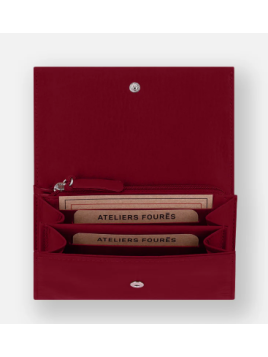 Les Ateliers Foures B55. - CUIR DE VACHETTE - AMOUR les ateliers fourès- baroudeuse- porte monnaie Porte-monnaie Femme