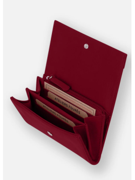 Les Ateliers Foures B55. - CUIR DE VACHETTE - AMOUR les ateliers fourès- baroudeuse- porte monnaie Porte-monnaie Femme