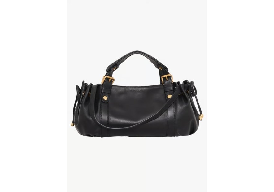 Gerard Darel 12H/410 - CUIR DE VACHETTE - NOI sac porté travers le 12h gérard darel Sacs à mains