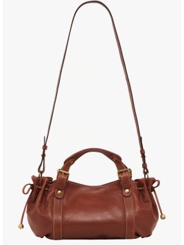 Gerard Darel 12H/410 - CUIR DE VACHETTE - TAN sac porté travers le 12h gérard darel Sacs à mains