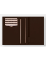 Les Ateliers Foures H49 - CUIR DE VACHETTE - CAFE portefeuille portefeuille-homme