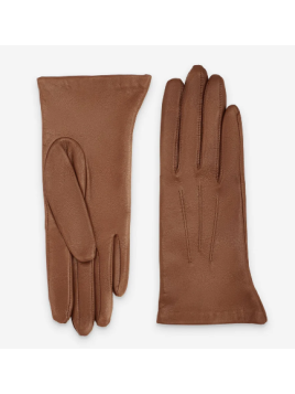 Glove Story 61026SN - AGNEAU - CORK gants femme cuir doublé soie 3 nervures gants femme