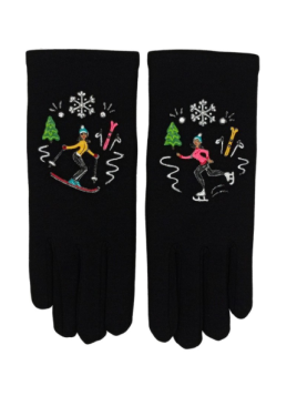 Quand les poules auront des gants GTA - POLYAMIDE - WINTER COTTAGE gants femme taille unique quand les poules auront gants fe...