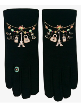 Quand les poules auront des gants GTA - POLYAMIDE - BRACELET PARIS gants femme taille unique quand les poules auront gants fe...