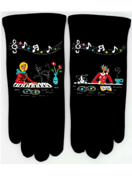 Quand les poules auront des gants GTA - POLYAMIDE - MELODIE gants femme taille unique quand les poules auront gants femme tu