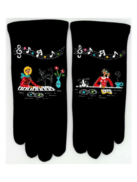 Quand les poules auront des gants GTA - POLYAMIDE - MELODIE gants femme taille unique quand les poules auront gants femme tu