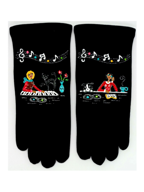 Quand les poules auront des gants GTA - POLYAMIDE - MELODIE gants femme taille unique quand les poules auront gants-femme-tu