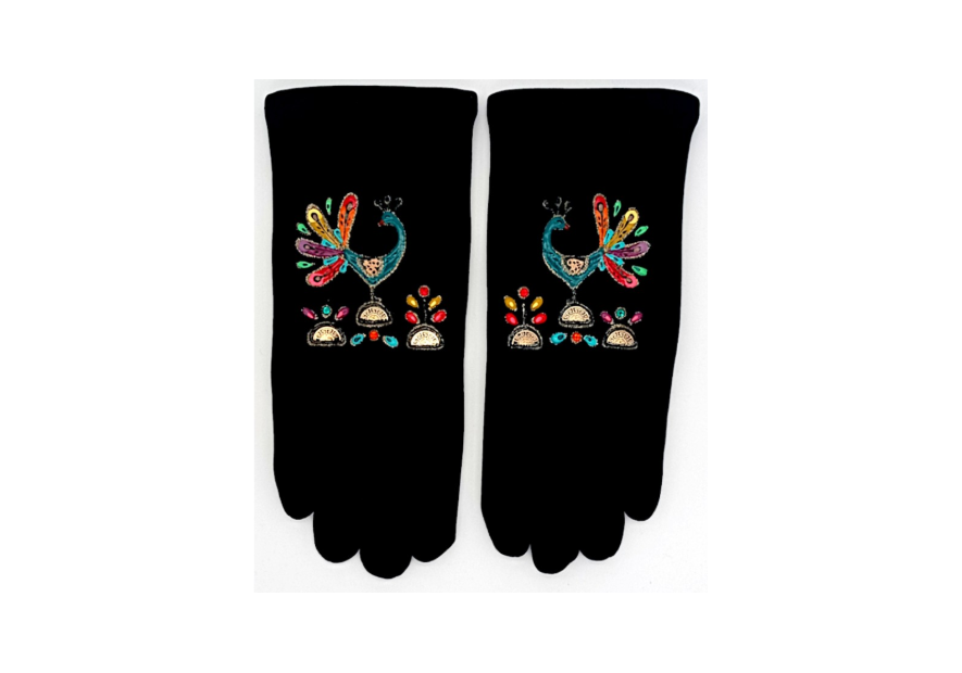 Quand les poules auront des gants GTA - POLYAMIDE - PARADISE BIRD gants femme taille unique quand les poules auront gants fem...