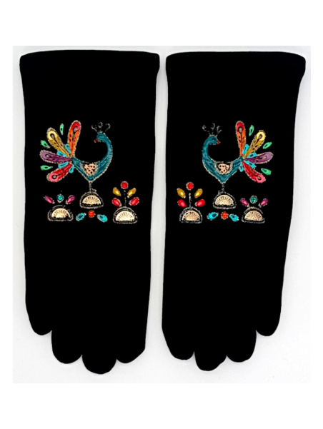 Quand les poules auront des gants GTA - POLYAMIDE - PARADISE BIRD gants femme taille unique quand les poules auront gants fem...