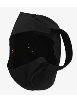 Les Ateliers Foures A601 - CUIR DE VACHETTE - NOIR sac amazone porté épaule s des ateliers fourès shopping