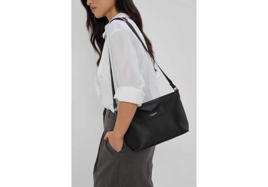 Lancaster 517-105 - POLYESTER - NOIR sac porté travers lancaster maya double kba Sacs à mains