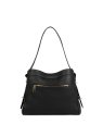 Lancaster 572-106 - CUIR DE VACHETTE - NOI grand sac hobo lancaster mademoiselle romy sacs-a-mains