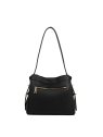 Lancaster 572-105 - CUIR DE VACHETTE - NOI sac hobo m lancaster mademoiselle romy sacs-a-mains