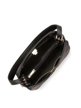 Lancaster 572-105 - CUIR DE VACHETTE - NOI sac hobo m lancaster mademoiselle romy Sacs à mains