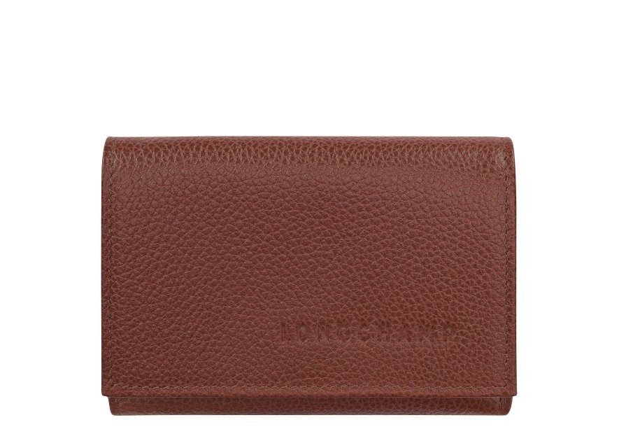 Longchamp 30058021 - CUIR DE VACHETTE - CA portefeuille compact longchamp le foulonné pmpb