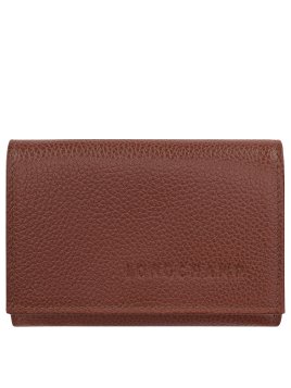 Longchamp 30058021 - CUIR DE VACHETTE - CA portefeuille compact longchamp le foulonné pmpb