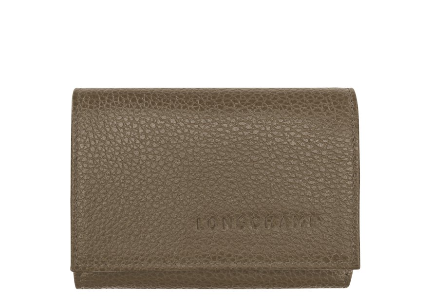 Longchamp 30058021 - CUIR DE VACHETTE - CA portefeuille compact longchamp le foulonné pmpb
