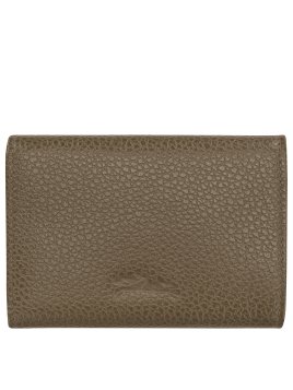 Longchamp 30058021 - CUIR DE VACHETTE - CA portefeuille compact longchamp le foulonné pmpb