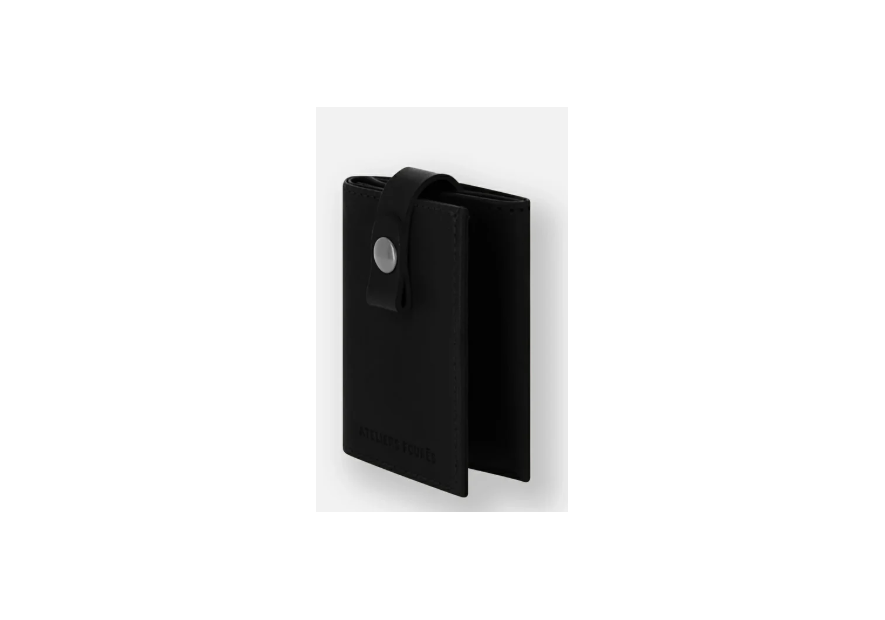 Les Ateliers Foures S10X - CUIR DE VACHETTE - NOIR porte cartes porte cartes