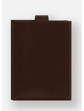 Les Ateliers Foures S10X - CUIR DE VACHETTE - CAFE porte cartes porte cartes