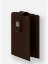 Les Ateliers Foures S10X - CUIR DE VACHETTE - CAFE porte cartes porte-cartes