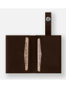 Les Ateliers Foures S10X - CUIR DE VACHETTE - CAFE porte cartes porte-cartes