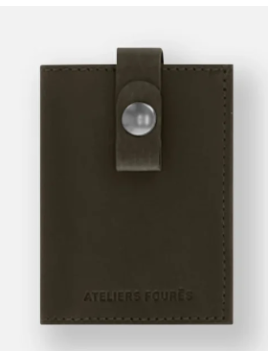 Les Ateliers Foures S10X - CUIR DE VACHETTE - MAQUIS porte cartes porte cartes