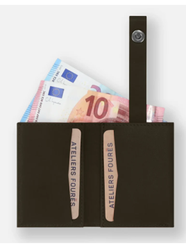 Les Ateliers Foures S10X - CUIR DE VACHETTE - MAQUIS porte cartes porte cartes