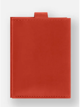 Les Ateliers Foures S10X - CUIR DE VACHETTE - ORANGE porte cartes porte cartes