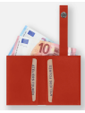 Les Ateliers Foures S10X - CUIR DE VACHETTE - ORANGE porte cartes porte-cartes