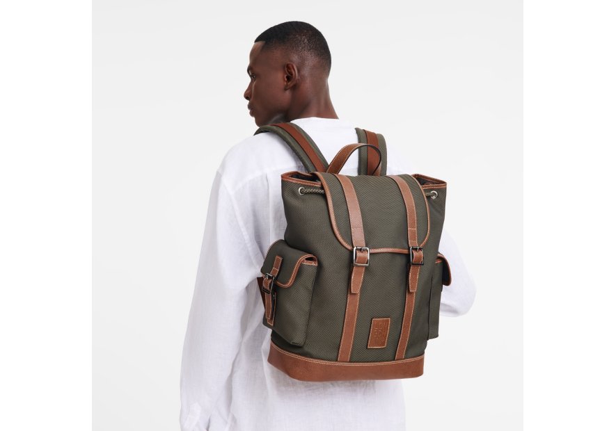 Longchamp 20035080 - POLYAMIDE/CUIR - BRUN sac à dos longchamp boxford rabat m Loisirs