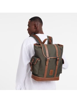 Longchamp 20035080 - POLYAMIDE/CUIR - BRUN sac à dos longchamp boxford rabat m Loisirs